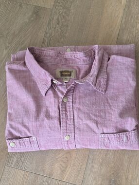Men's 3XLT Dusty Pink Button Down Long Sleeve Shirt, Foundry Supply Co.